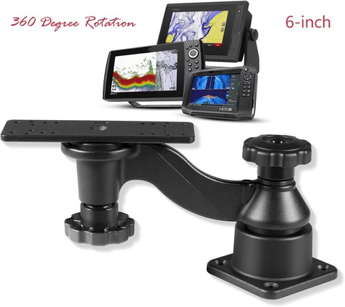 Fishfinder mount with - fishfinder, 6-inch