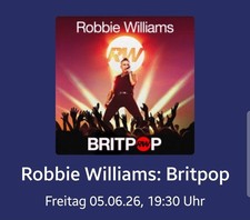 Zwei tickets für robbie - zwei,
