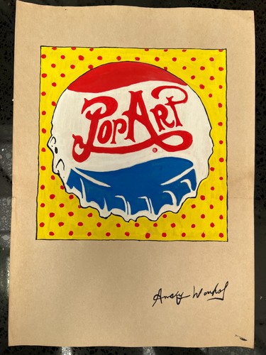 Andy warhol zeichnung auf - warhol,
