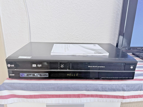 Rct689h vhs vcr - lg,