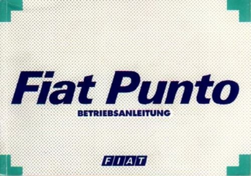 Fiat punto betriebsanleitung - fiat, 1