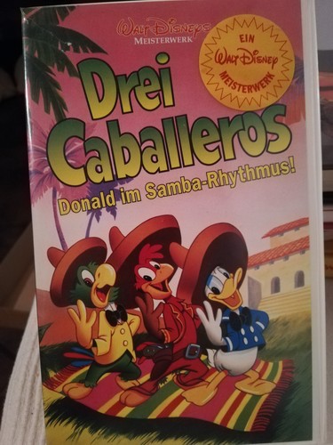 Vhs casette disney die drei - casette,