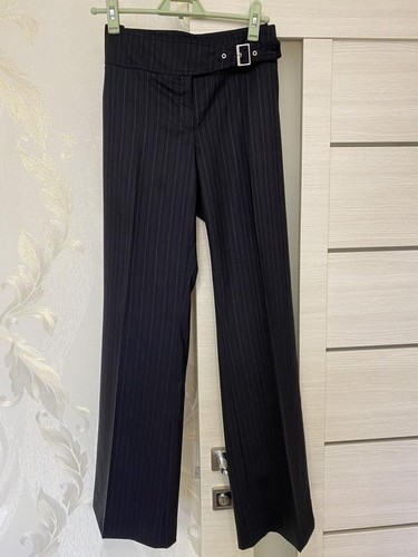 Women brax trousers black wool - brax,