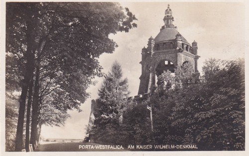 Postkarte porta westfalica - postkarte,
