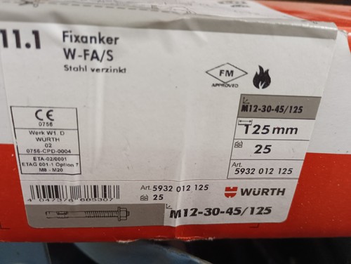 Würth fixanker - fixanker,