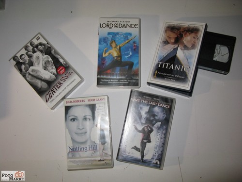 Vhs kassetten konvolut - vhs-kassetten,