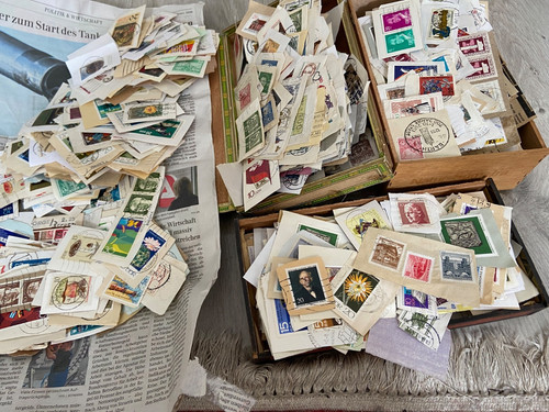 Konvolut briefmarken nachlass - konvolut,
