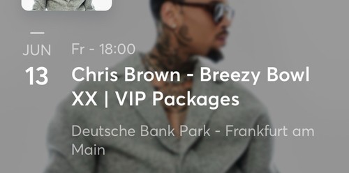 Vip tickets für - ,