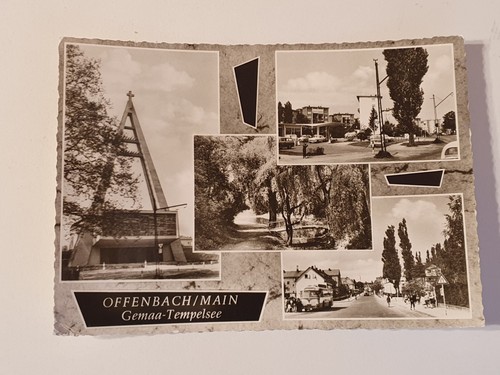 Postkarte offenbach main - offenbach,