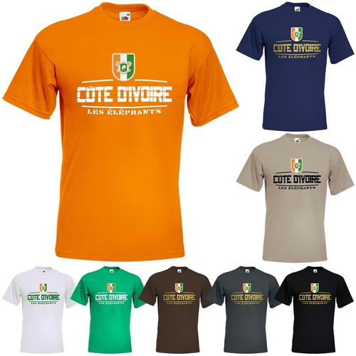 Elfenbeinküste fanshirt - elfenbeinküste,