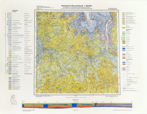 Geologische karte ostfriesland - geologische,