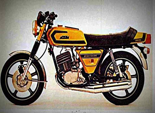 Blechschild ktm 125 comet - 125,