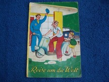 Altes Heft 60er Jahre "Reise um die Welt" Nr. 4165   schöne Zeichnungen mit Text