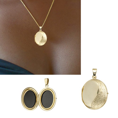 Amulett medaillon 585 echt - amulett,