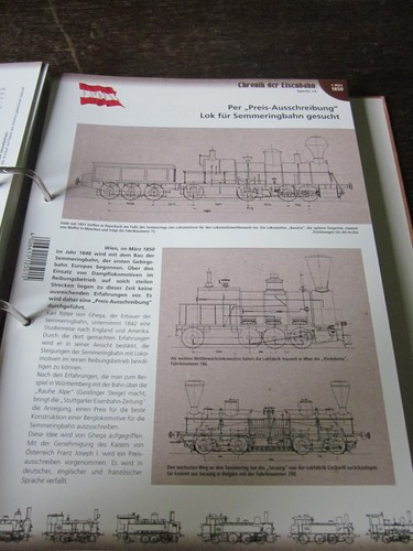 Chronik der eisenbahn 1850 - chronik, 1a: