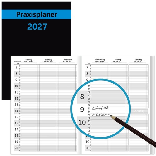 Praxisplaner 2027 15min - 2027, a4