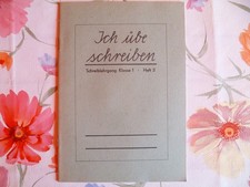 Ich übe schreiben Schreiblehrgang Klasse 1 DDR üben Schreibheft Schulheft 1983