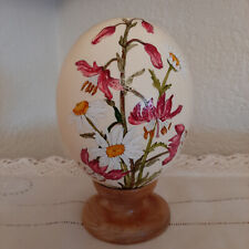 Handbemaltes Straußenei mit