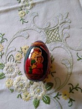 Russisches Holzei handbemalt