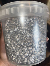 Dekoration Bastelmaterial Dekosteine Granulat silber grau ca. 800g in Dose