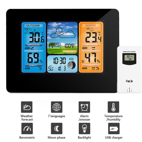 Digital funkuhr wetterstation - digital,