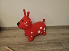 Hüpftier Reh, Hirsch, Rentier / Gummi (rot)