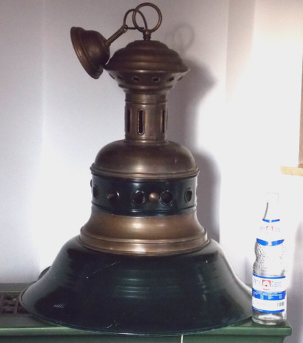 Antike industrie hänge lampe - antike,