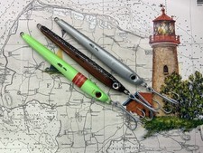 pilker set norwegen 3 Gelbe Riff Pilker 400g UV Farben VMC Drillinge