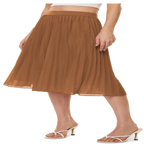 Damenrock plissee chiffon - damenrock,