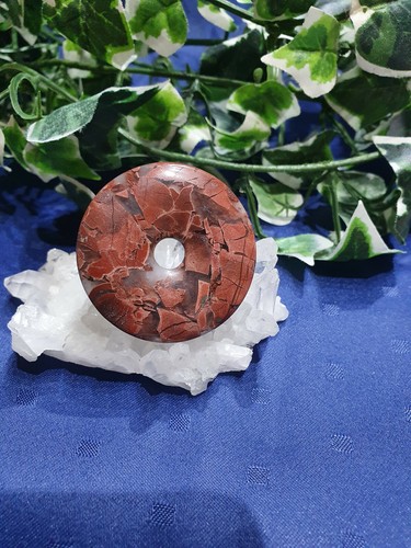 Jaspis breckzien donut 45mm - jaspis, breckzien,donut,45mm