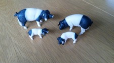 Schleich Schwäbisch-Hällische Schweine-Familie 13612 + 13643 + 13635 + 13636