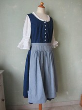 Isola Dirndl blau weiss