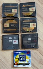 5x Sony Premium Mini Disc 74 Recordable MD Shock Absorbing Mechanism + 2x MDs