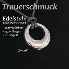 Memorial Kette Ascheanhänger Urne Feuerbestattung Halskette "Kreis des Lebens"