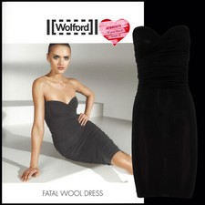Wolford Fatal Wool Dress • M • black ... aus traumhaft feiner weicher Wolle