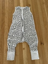 Emma & Noah Schlafsack Mit Füßen TOG 0.5 86 90 cm 1. Hand Leopard Grau