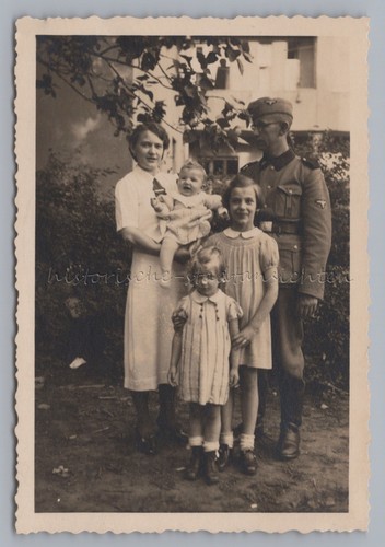 Wehrmachtsoldat mit familie - wehrmachtsoldat,
