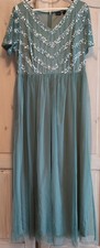 Abendkleid lang mit Pailletten