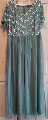 Abendkleid lang mit - , pailletten