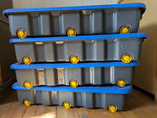 Unterbettrollbox Aufbewahrung Rollkiste Unterbett Bett Box Schlafzimmer 4 Stück