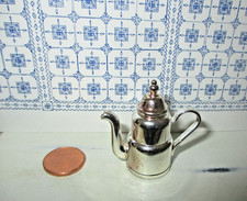 Vintage OVP Bodo Hennig Silberkanne 907 Miniatur Geschirr für Puppenstube Küche