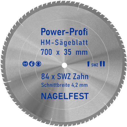 Kreis sägeblatt 700 35 - hm-kreis-sägeblatt, x