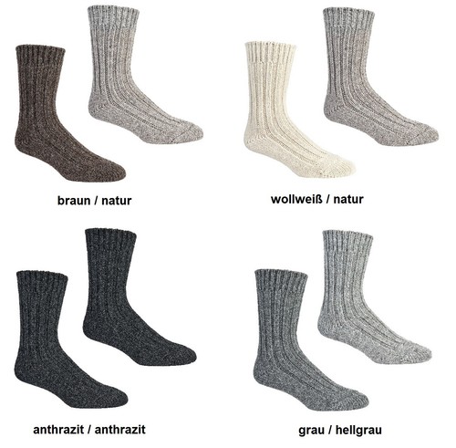 Paar sehr dicke wollsocken - dicke,