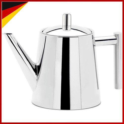 Teekanne edelstahl 1500ml - edelstahl, mit