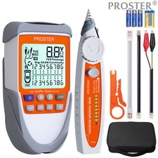 Proster LCD Kabelsucher Leitungssuchgerät POE Rj11 Rj45 Netzwerk Leitungssucher