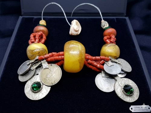 Vintage berber kette - kette, koralle