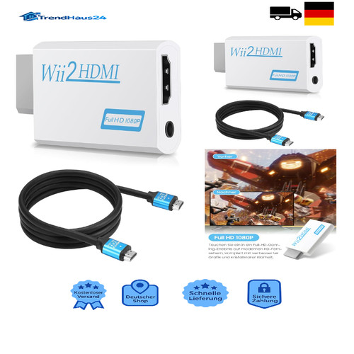 Wii hdmi adapter zacro 720p - adapter,