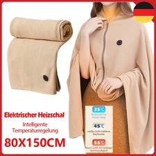 USB Zip Heizdecke Schal 80x150cm Wärmedecke elektrisch Temperaturstufen DHL NEU