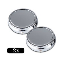 2x Taschenaschenbecher Metall