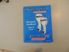 Werkstatthandbuch Johnson  Außenborder 5 6 8 9,9 15 PS 4-Takt EC 1997 1998